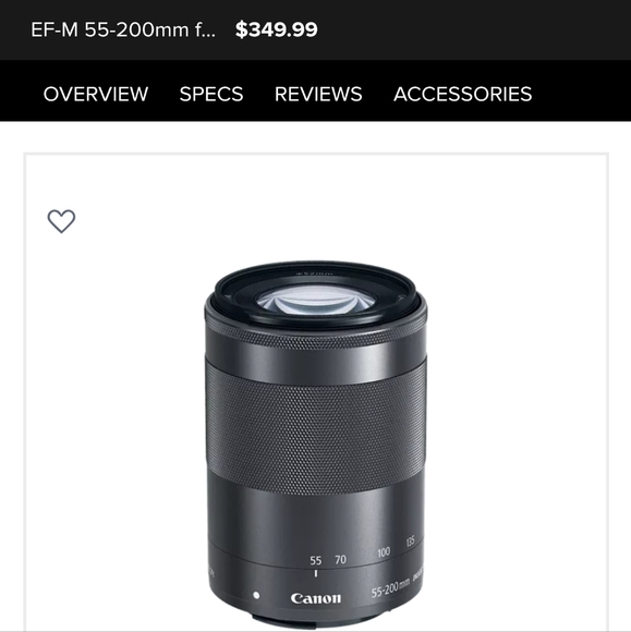 Canon EF-M 55-200mm f/4.5-6.3 Image Stabilization STM | Zoom Lens | Black - Picture 10 of 10